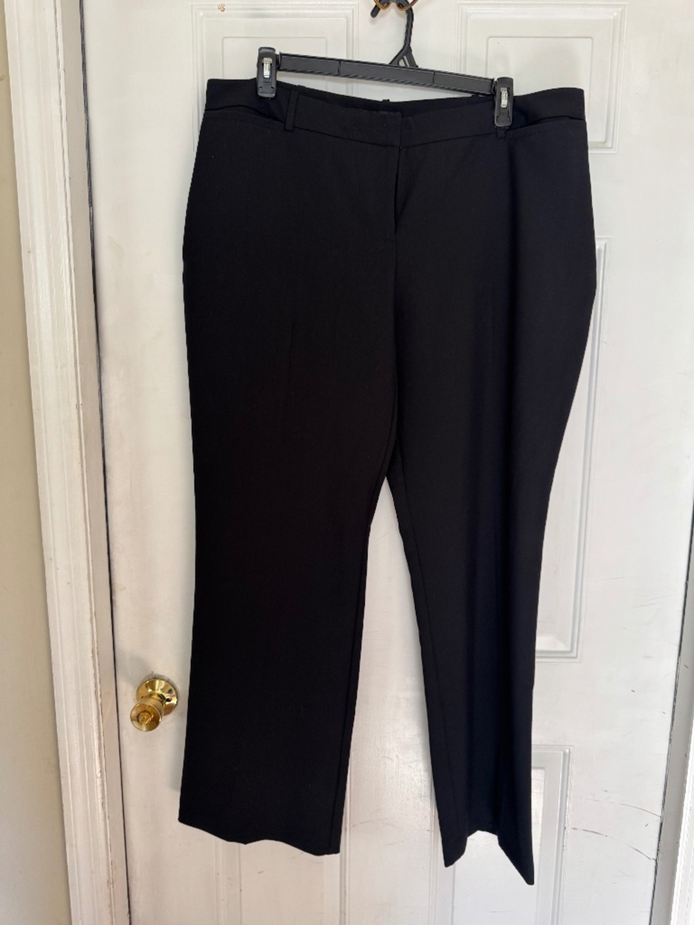Worthington Black Curvy Fit Dress Pants Trousers 20W